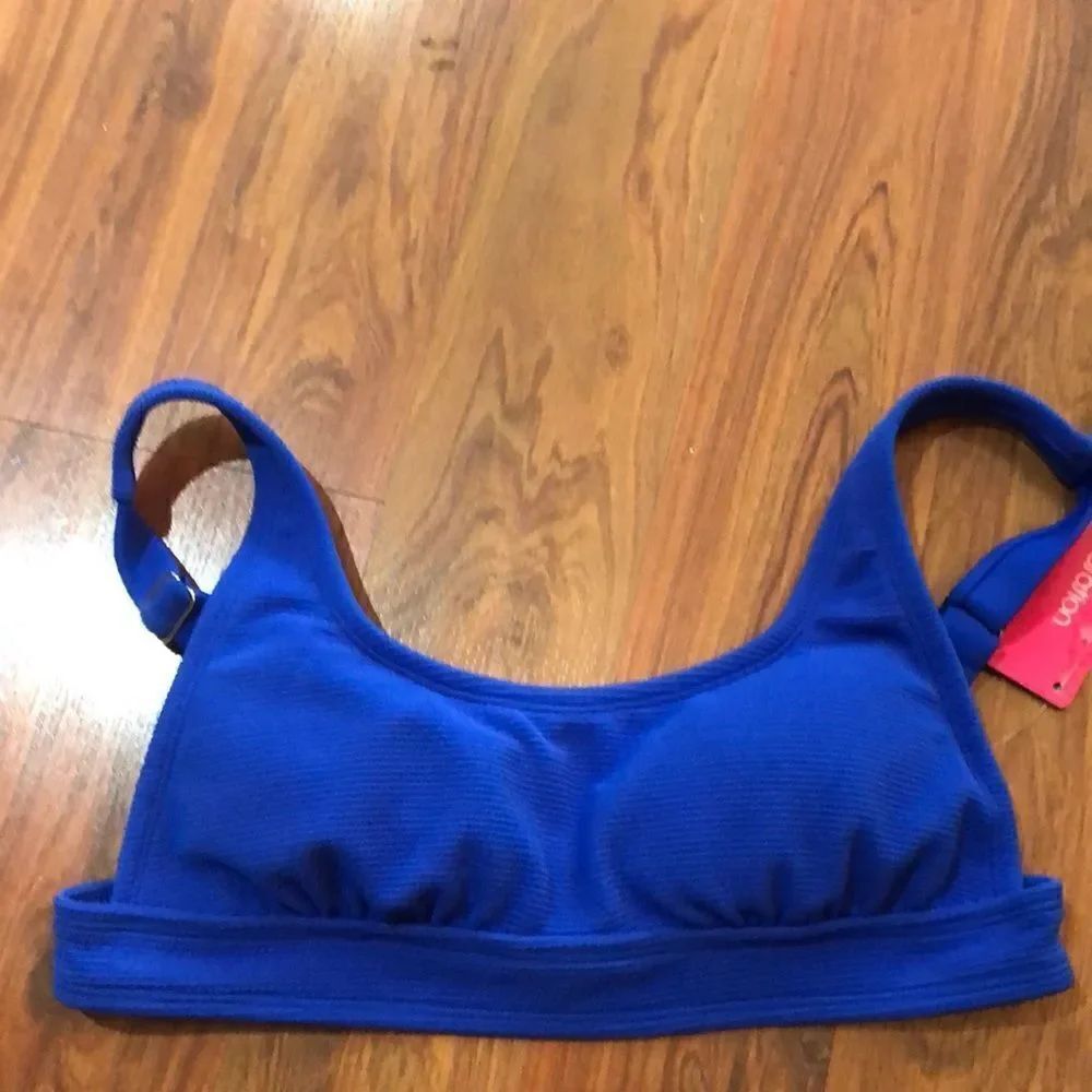Xhilaration Royal blue padded bathing suit top size M